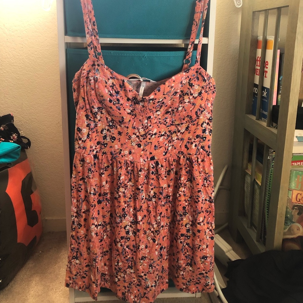 Kirra pink babydoll tank top with bra outline